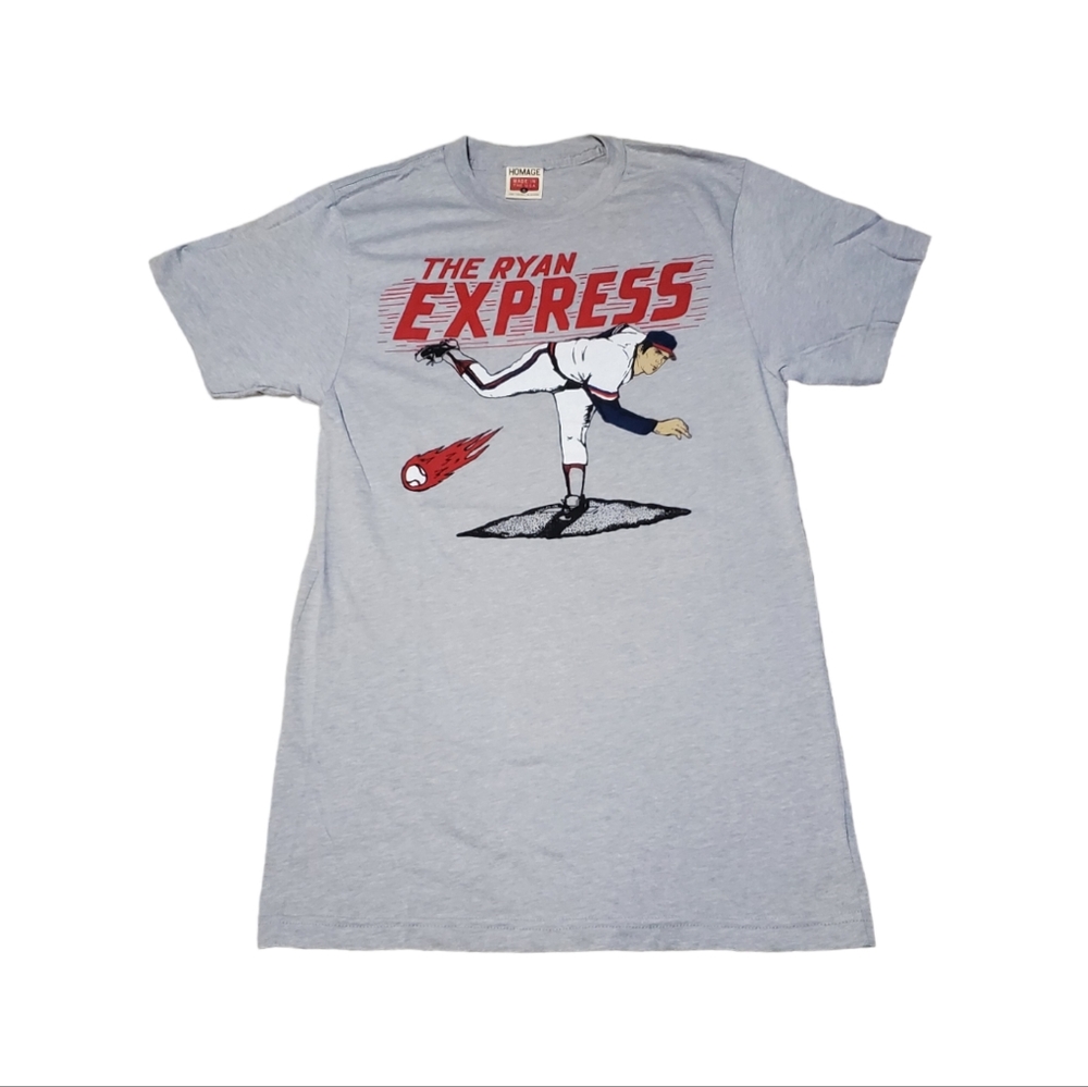 Old School Homage Nolan Ryan The Ryan Express tee